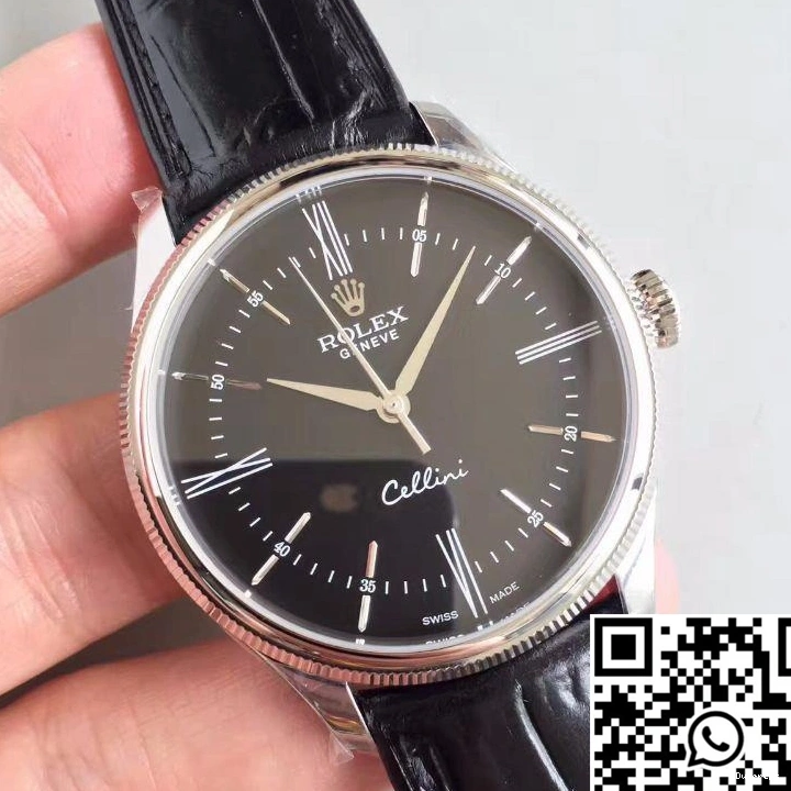 Dial MKS 50509 Factory Cellini Rolex V4 Black 0428